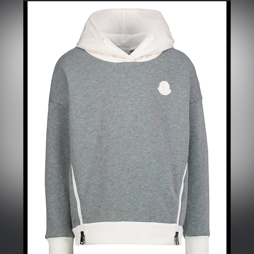 Moncler Kids' Long Sleeve Colorblock Hoodie brand new size 10 NWT